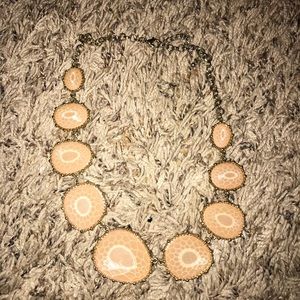 Peach necklace